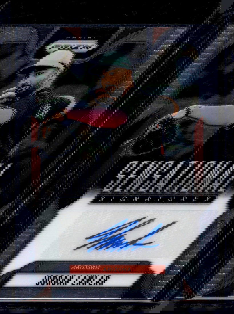 Jordan Lawlar Auto 2025 Panini Prizm #SS-JL Arizona Diamondbacks (1 of 2)