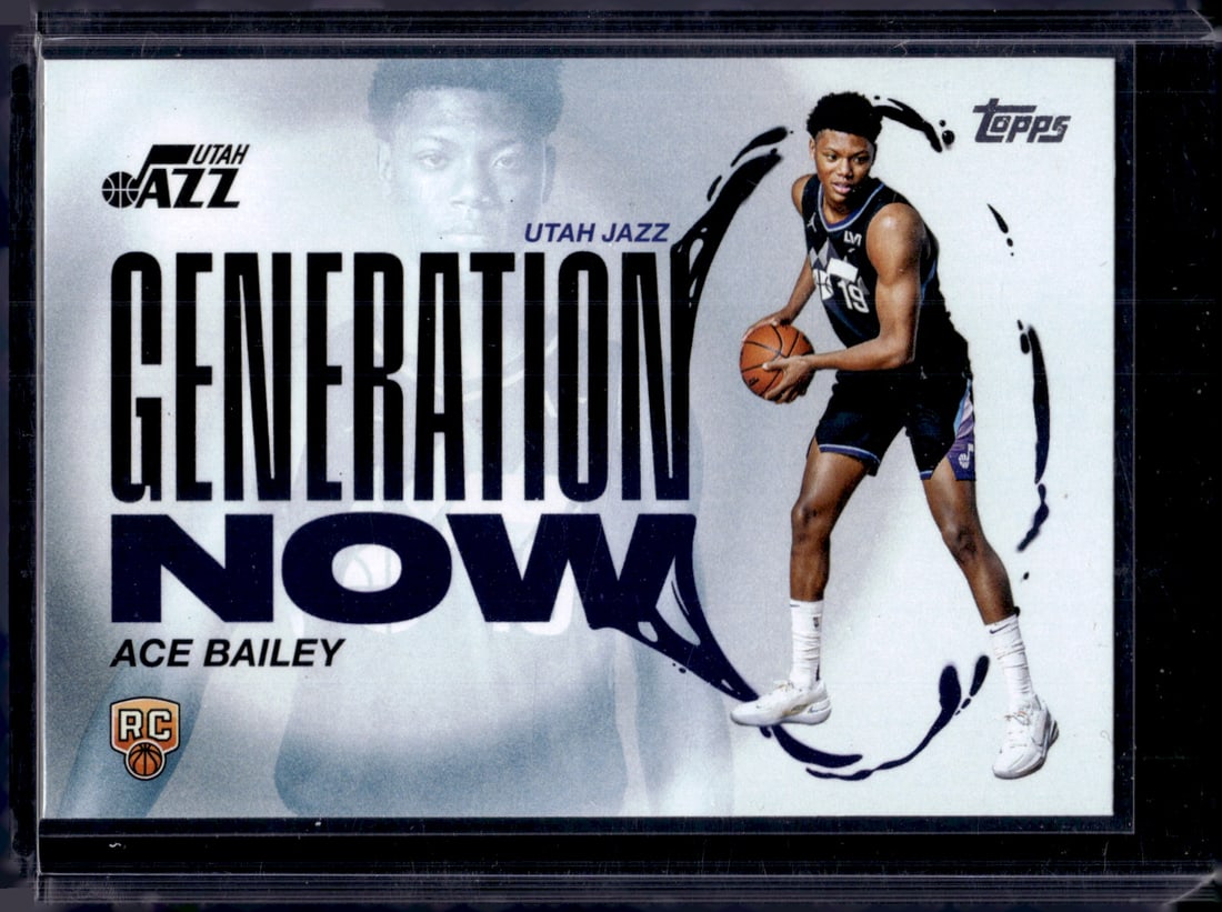 Ace Baily Rookie Card Generation Now 2025-26 Topps #GN-5: Topps Basketball NBA Trading & Sports Cards, Sports Cards for Sale Near Me, Chrome, Refractor, SP, SSP, Valuable Auction Memorabilia Lots Sold On Line, NBA Championship & Hall of Fame Player Cards