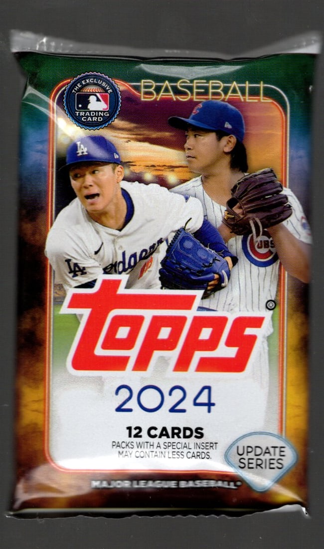 2024 Topps Update Series Baseball Cards BLASTER BOX PACK - Paul Skenes, Elly De La Cruz Sports Cards (1 of 1)