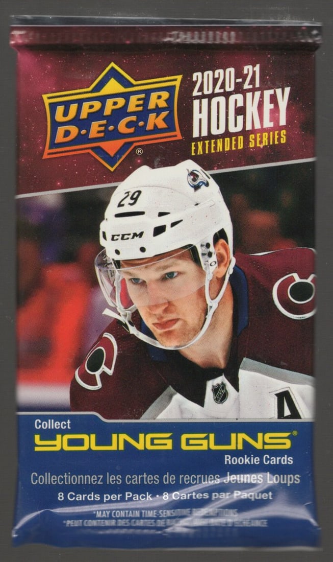 2020-21 Upper Deck Extended Series Hockey Card RETAIL BOX PACK Sports Cards: Upper Deck Hockey NHL Trading & Sports Cards, Sports Cards for Sale Near Me, Connor McDavid, Alex Ovechkin, Sidney Crosby, Nathan McKinnon, Stanley Cup & Hall of Fame Players, Auction Memorabilia Lots