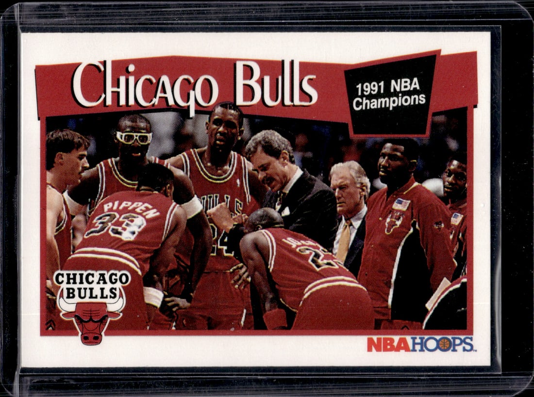 Chicago Bulls Michael Jordan 1991-92 NBA Hoops #277: Panini Select, Prizm, Mosaic, Contenders, Revolution, Phoenix, NBA Hoops, Rookie NFL Sports Trading Cards, Silver, SP, SSP, Wave Prizms, Numbered Cards, Basketball sports Cards for Sale Near Me, NBA C
