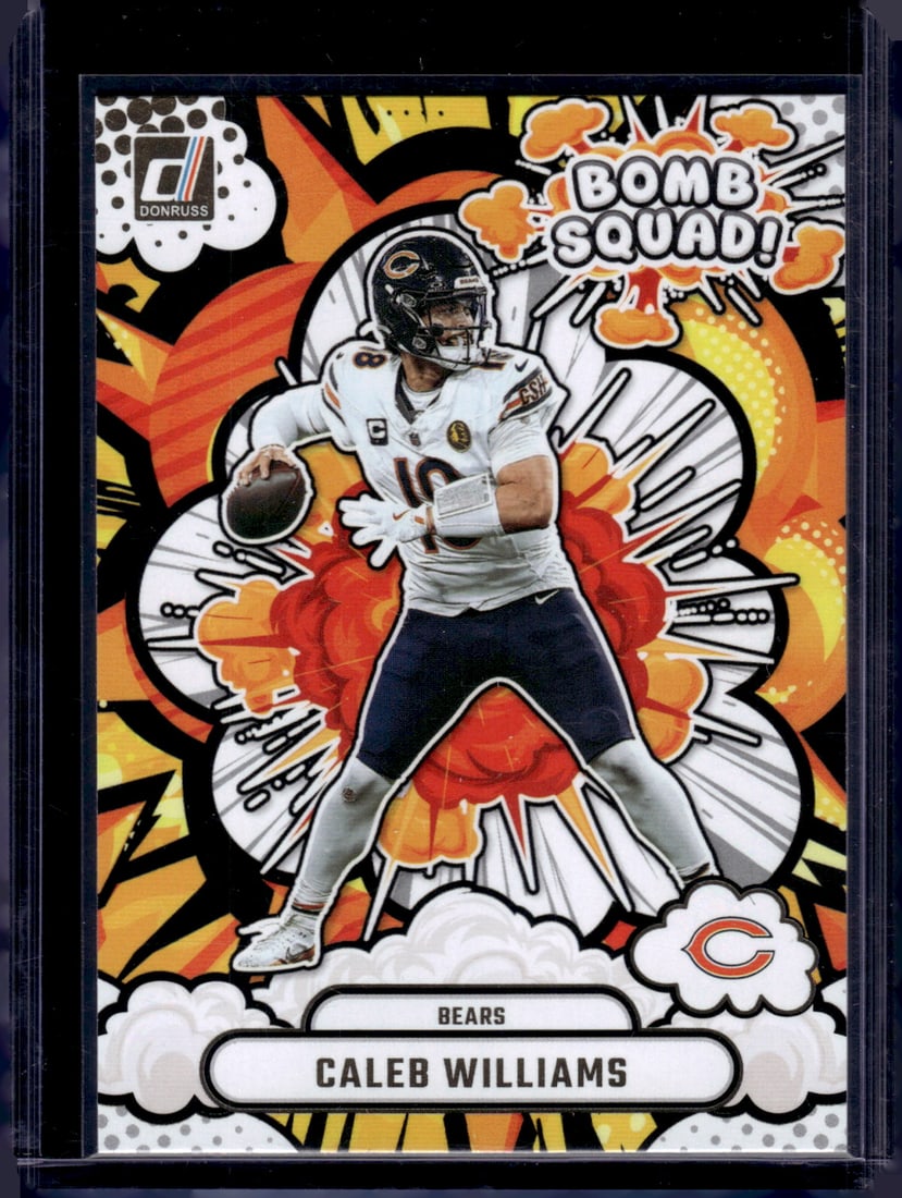 Caleb Williams Bomb Squad 2025 Panini Donruss #BS-CWS Chicago Bears (1 of 2)