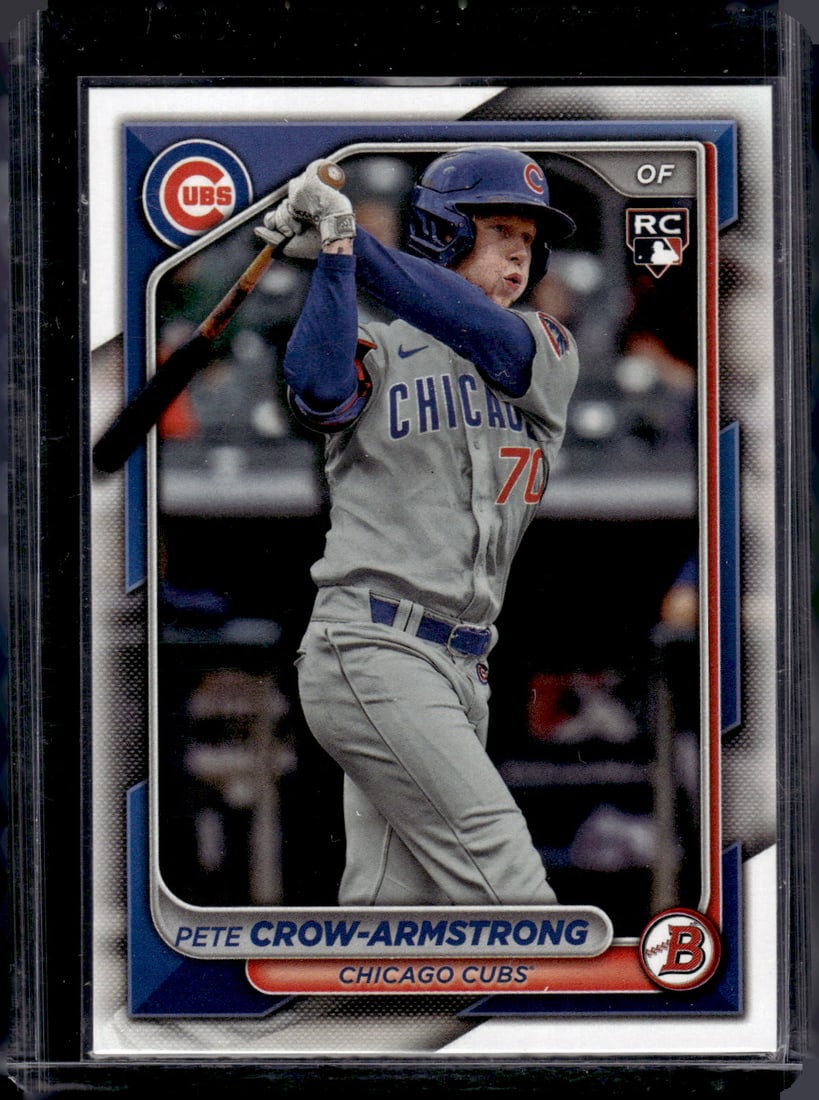 Pete Crow-Armstrong Rookie Card 2024 Bowman #85 Chicago Cubs: Bowman Baseball MLB Trading & Sports Cards, Sports Cards for Sale Near Me, World Series & Hall of Fame Players, SP, SSP, Chrome, 1st Bowman, Auction Memorabilia Lots Sold On Line