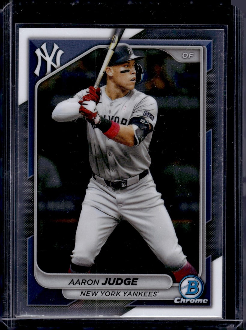 Aaron Judge 2024 Bowman Chrome #80 New York Yankees: Bowman Baseball MLB Trading & Sports Cards, Sports Cards for Sale Near Me, World Series & Hall of Fame Players, SP, SSP, Chrome, 1st Bowman, Auction Memorabilia Lots Sold On Line