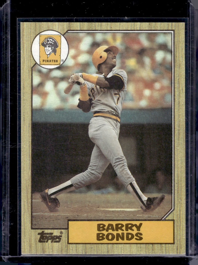 Barry Bonds Rookie Card 1987 Topps #320 Pittsburgh Pirates (1 of 2)
