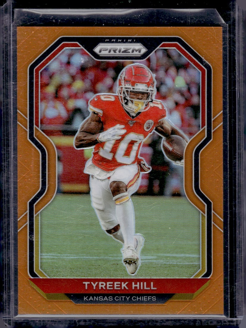 Tyreek Hill Orange Prizm /249 2020 Panini Prizm #120 Chiefs, Dolphins (1 of 2)