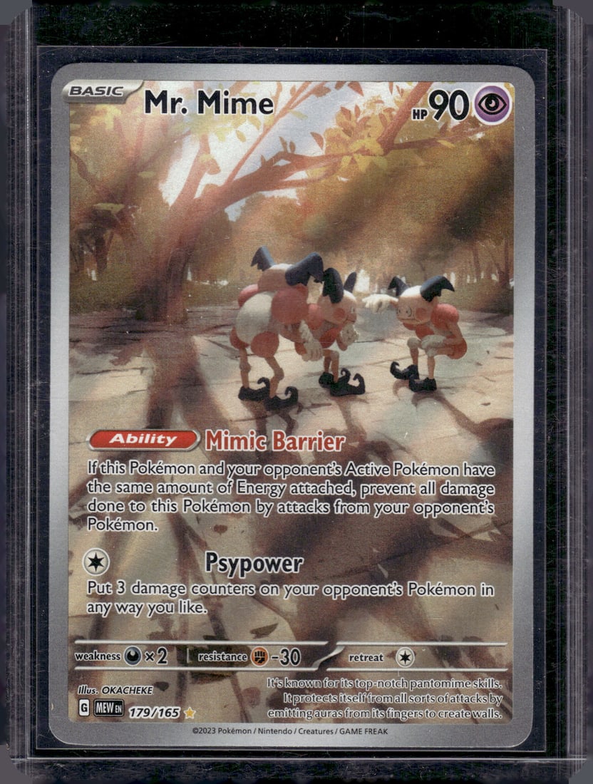 2023 Pokemon Scarlet & Violet 151 Mr. Mime Illustration Rare #179 (1 of 2)