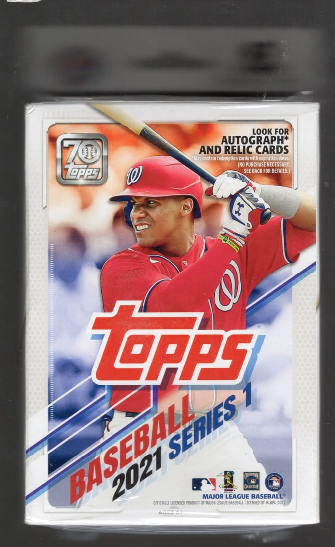 2021 Topps Baseball Series 1 Baseball Card HANGER BOX Sports Cards MLB Trading Cards (1 of 1)