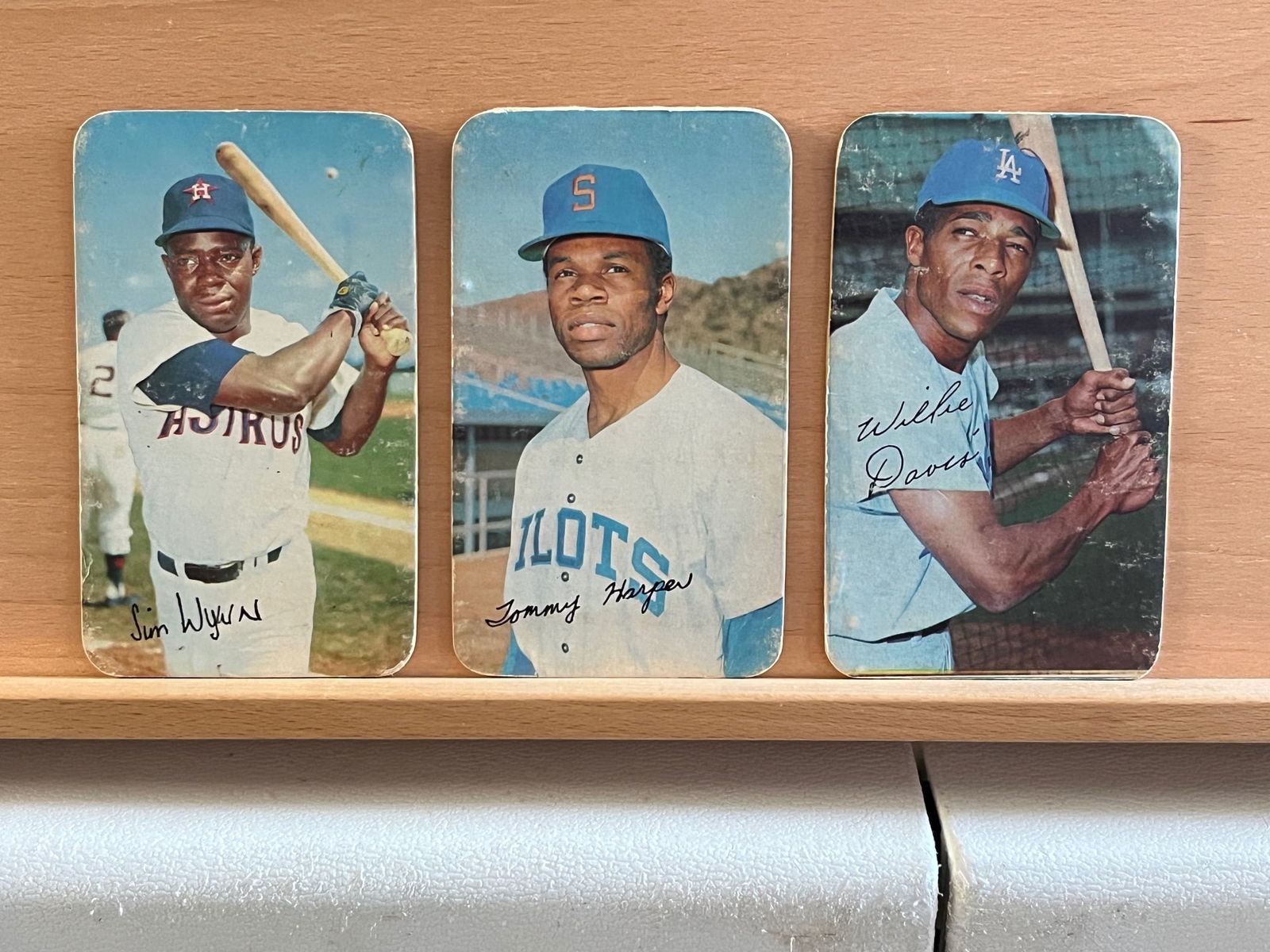 Lot of 3 1970 Topps Supers. All Different. (Faint Writing on the Backs See Pictures) (1 of 2)
