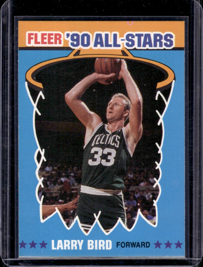 Larry Bird 1990-91 Fleer All-Stars #2 Boston Celtics (1 of 2)