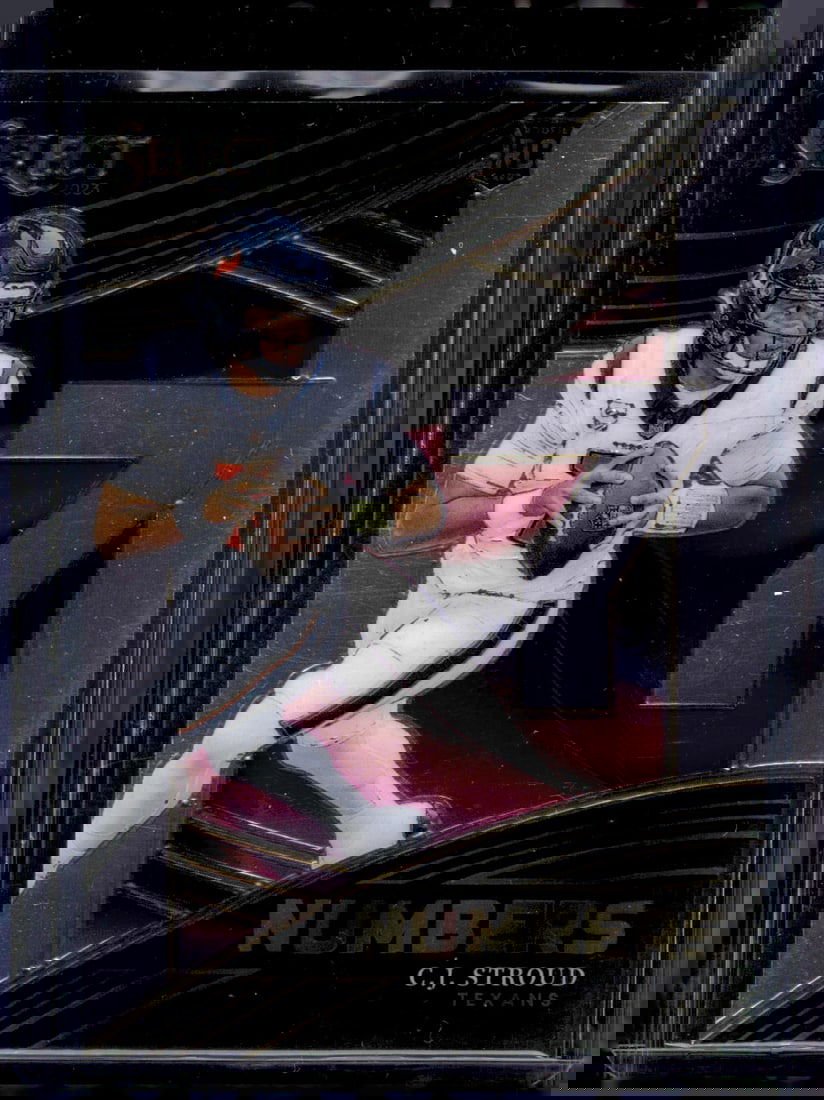 Cj Stroud Rookie Card Numbers 2023 Panini Select #NMB-CST Houston Texans (1 of 2)