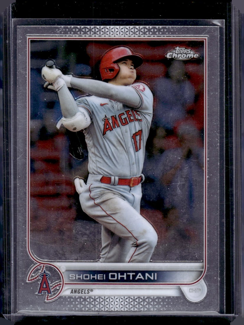 Shohei Ohtani 2022 Topps Chrome #1 Angels, Dodgers: Topps Baseball MLB Trading & Sports Cards, Sports Cards for Sale Near Me, World Series & Hall of Fame Players Memorabilia, Refractors, X-Fractors, Numbered, SP, SSP, Valuable Auction Memorabilia Lots 