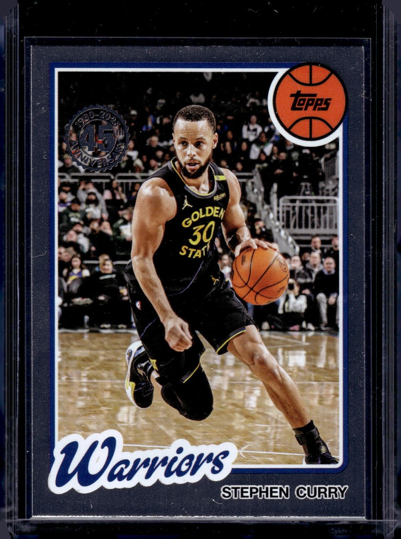 Stephen Curry 45th Anniversary 2025-26 Topps #80BK-89 Golden State Warriors (1 of 2)