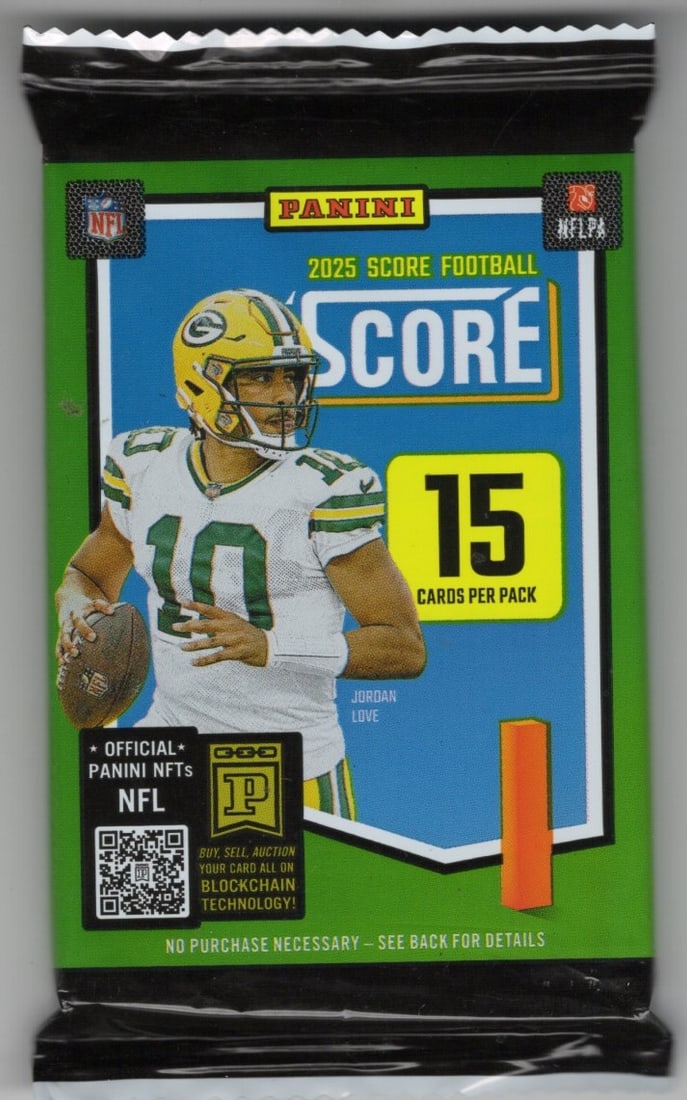 2025 Panini Score Football BLASTER BOX PACK - Cam Ward, Shedeur Sanders, Rookie Signatures (1 of 1)