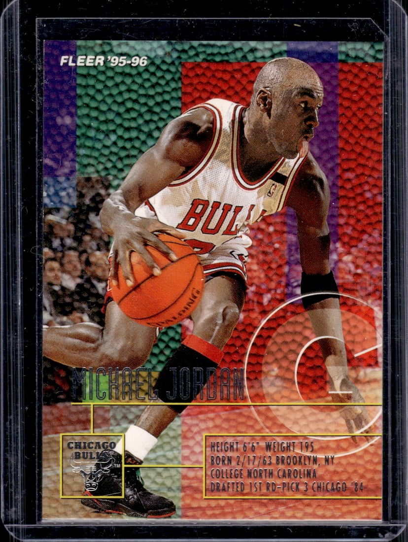 Michael Jordan 1995-86 Fleer #22 Chicago Bulls (1 of 2)