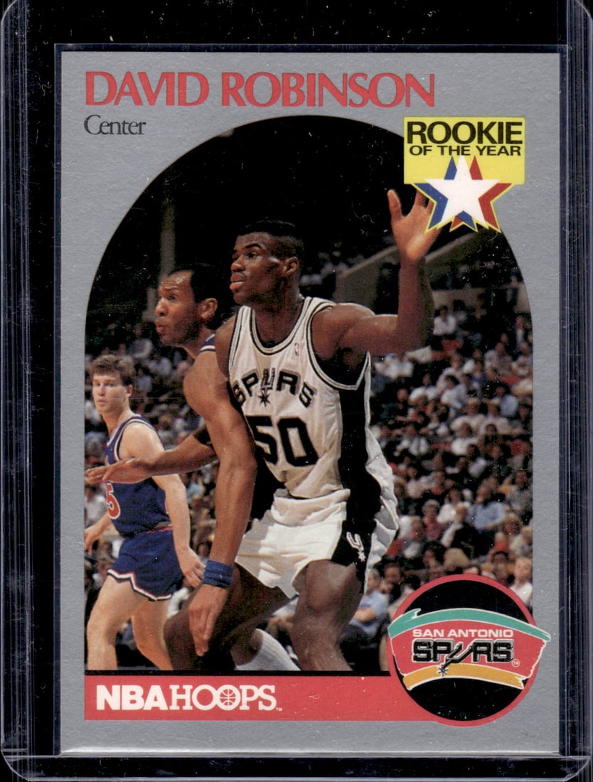David Robinson Rookie of the Year 1990-91 NBA Hoops #270 Spurs (1 of 2)