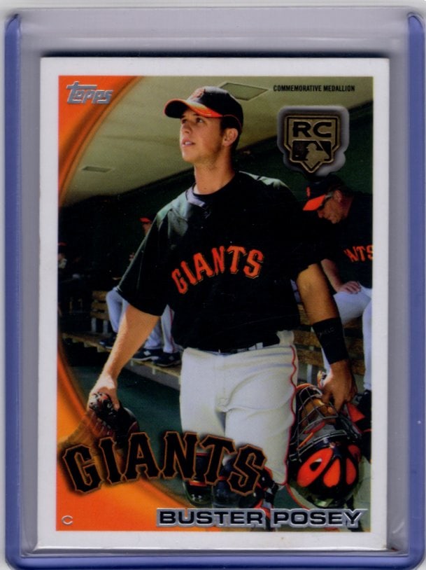 Buster Posey Commemorative Medallion 2020 Topps #RCR-BP San Francisco Giants: Topps Baseball MLB Trading & Sports Cards, Sports Cards for Sale Near Me, World Series & Hall of Fame Players Memorabilia, Refractors, X-Fractors, Numbered, SP, SSP, Valuable Auction Memorabilia Lots 