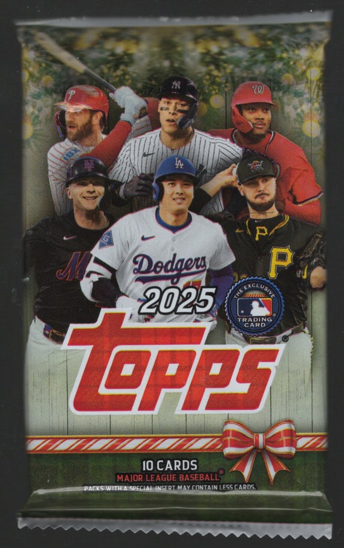 2025 Topps Baseball Holiday MEGA BOX PACK (1 of 1)