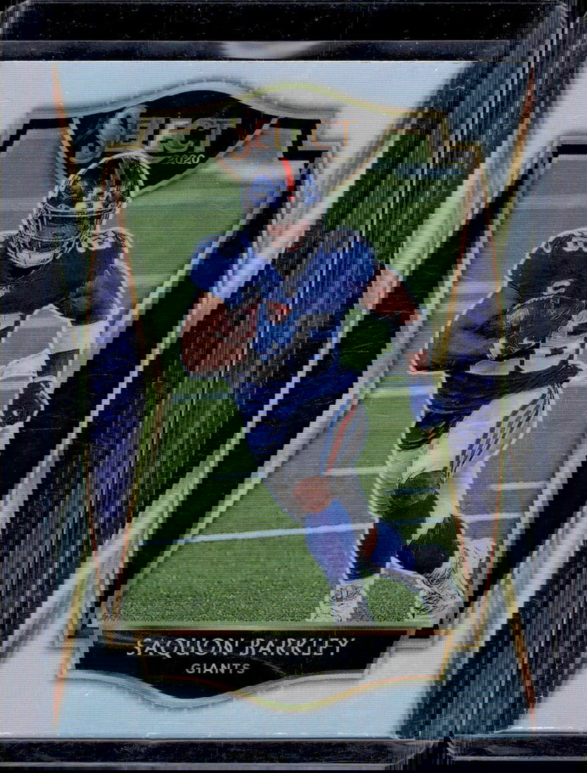 Saquon Barkley Silver Prizm 2020 Panini Select #115 Giants, Eagles (1 of 2)