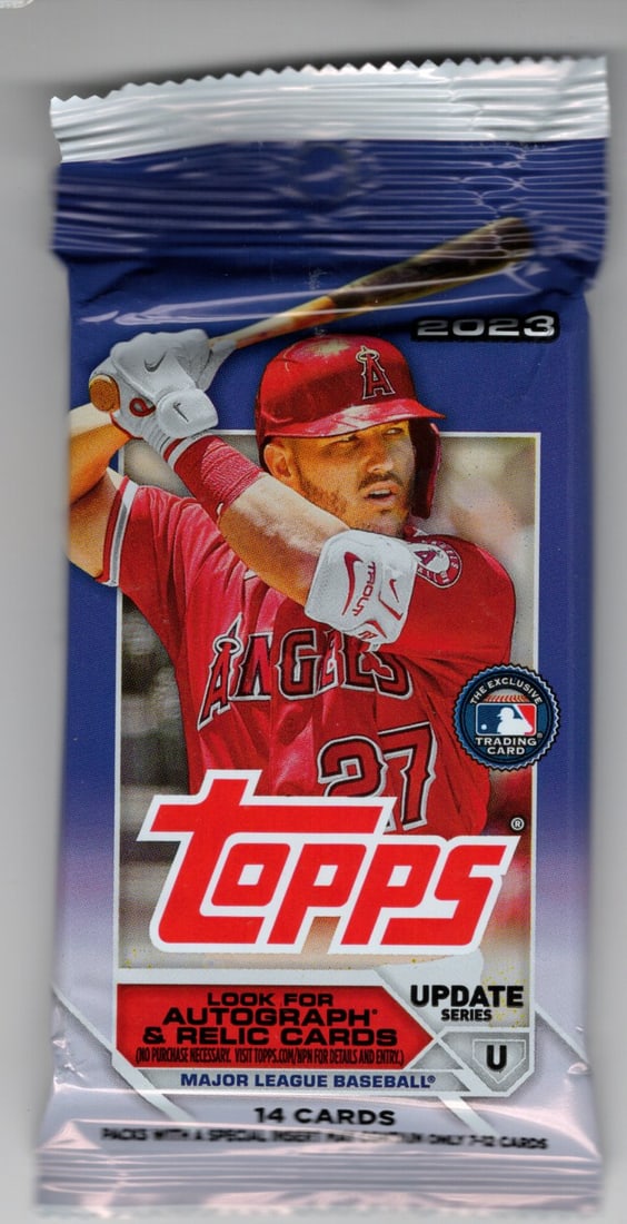 2023 Topps Update Series Baseball Card Hanger Pack Sports Card MLB Trading Card (1 of 1)