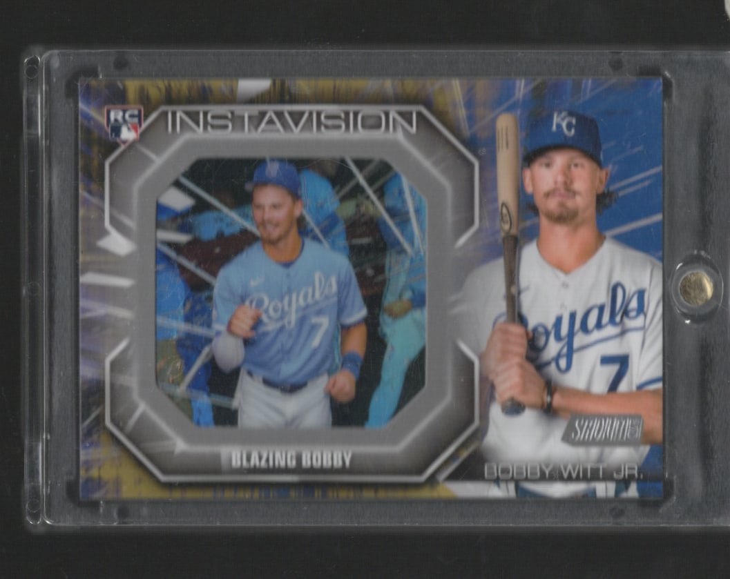 Bobby Witt Jr. Rookie Card Instavision 2022 Topps Stadium Club #IV-BW Kansas City Royals (1 of 2)