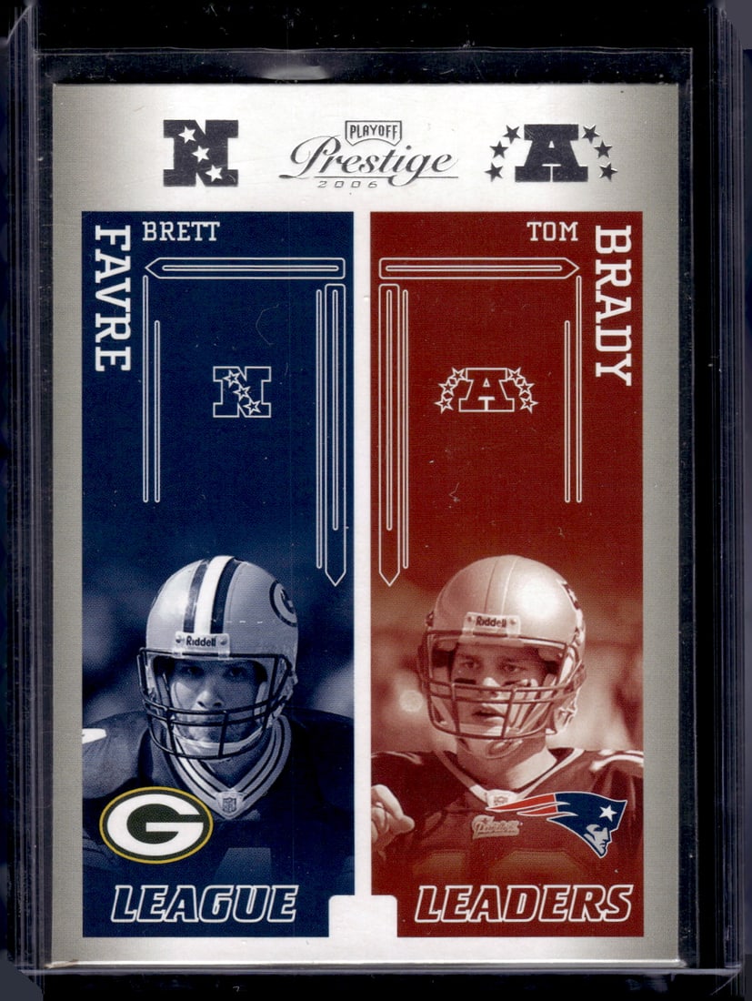 League Leaders Brady/Favre/Manning/Green 2006 Playoff Prestige #LL-21: Panini Select, Prizm, Mosaic, Contenders, Zenith, Phoenix, Illusions, Absolute, Rookie NFL Sports Trading Cards, SP, SSP, Cards, Football Cards for Sale Near Me, Superbowl & Hall of Fame Player Cards,