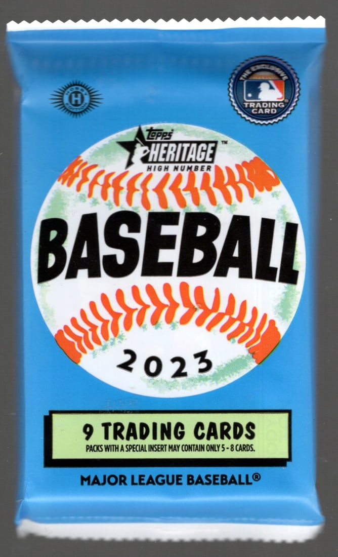 2023 Topps Heritage High Number Baseball Card BLASTER BOX PACK, Sports Cards, Rookie Cards, MLB (1 of 1)
