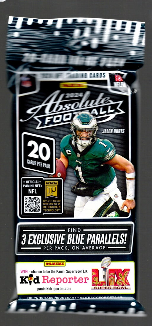 2024-25 Panini Absolute Football Card HANGER VALUE PACK - Jayden Daniels, Bo Nix,: Jayden Daniels RC Washington Commanders, Bo Nix, Caleb Williams, Drake Maye, Marvin Harrison, Jr Rookie Card, Panini NFL Rookie Football Trading Sports Cards, Kaboom, Sports Cards for Sale Near Me, Su