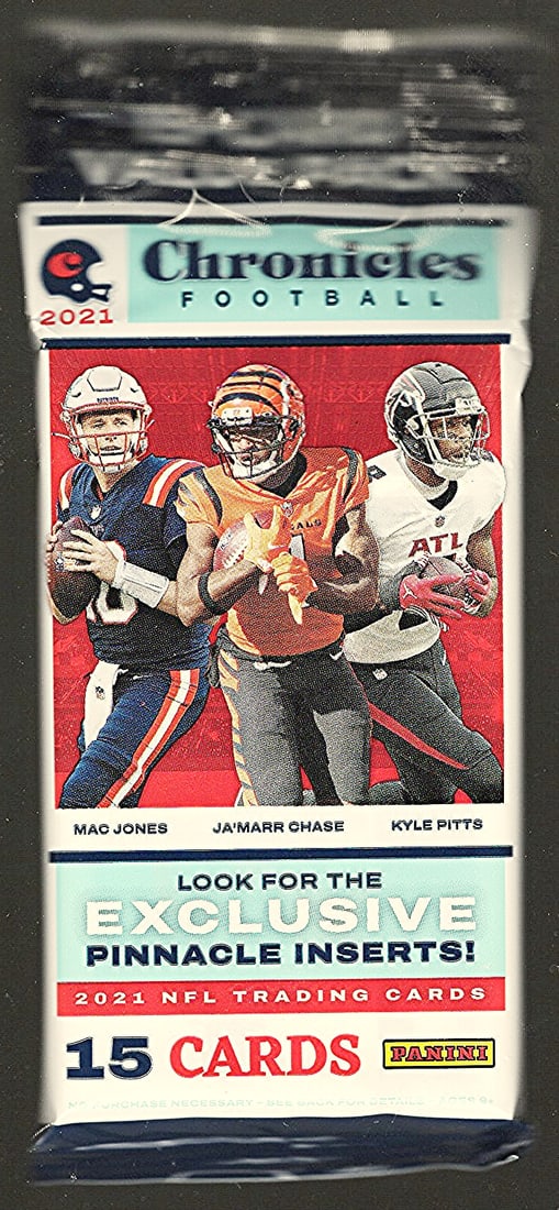 2021 Panini Chronicles Football Card Hanger Value Pack, Sports Cards, Football Cards: Panini Football NFL Trading & Sports Cards, Sports Cards for Sale Near Me, Brock Purdy, Josh Allen, Patrick Mahomes, Aaron Rodgers, Joe Burrow, JaMarr Chase, Auction Football Lots for Sale on Line, Su