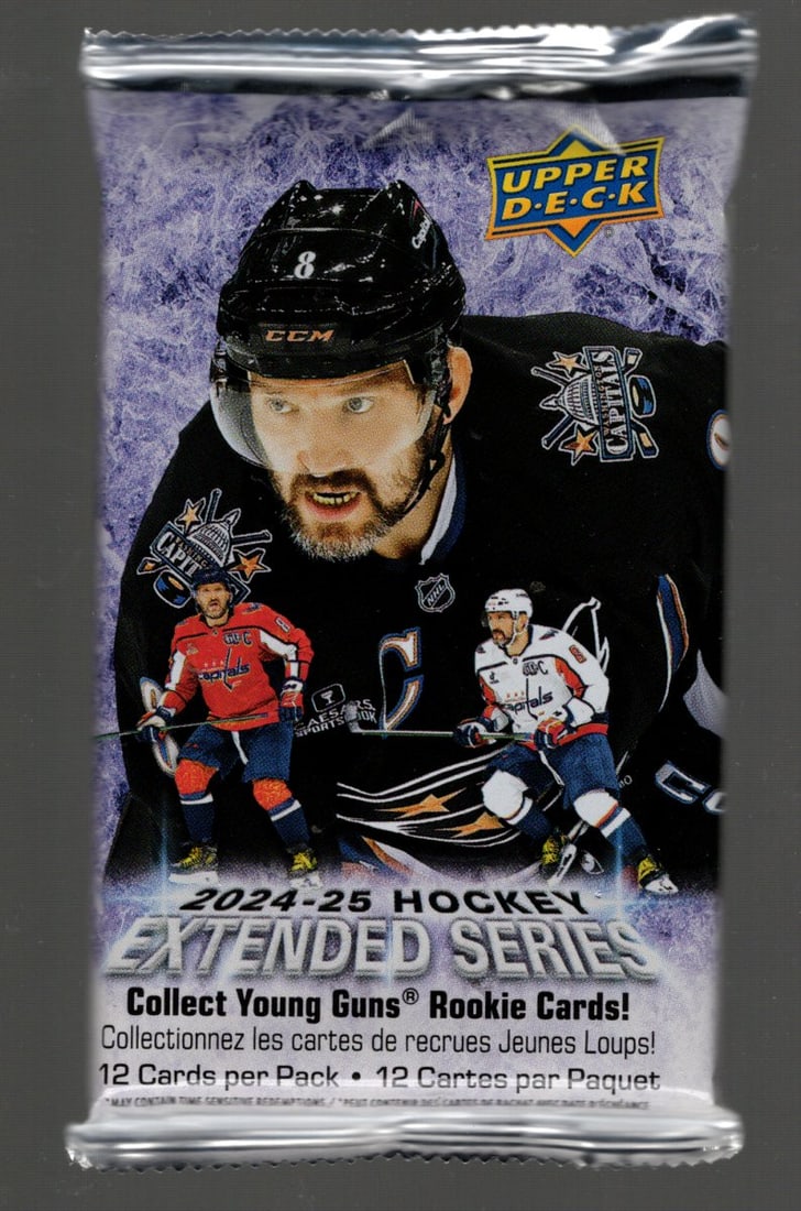 2024-25 Upper Deck Hockey Cards Extended Series Pack Sports Cards (1 of 1)