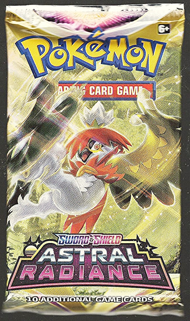 Pokemon Sword and Shield Astral Radiance 10 Card Booster Pack Charizard Pikachu Holo Rare Cards (1 of 1)