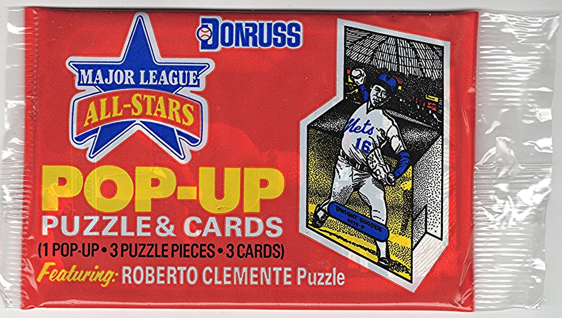 1987 Donruss Leaf Major League All-Stars Pop UP Insert Cello Pack - Jack Morris Pop Up on Front: Vintage Valuable Donruss Baseball MLB Trading & Sports Cards, Robin Yount, George Brett, Rickey Henderson, Nolan Ryan, Old Sports Cards for Sale Near Me, Oversized Sports Cards, World Series & Hall of