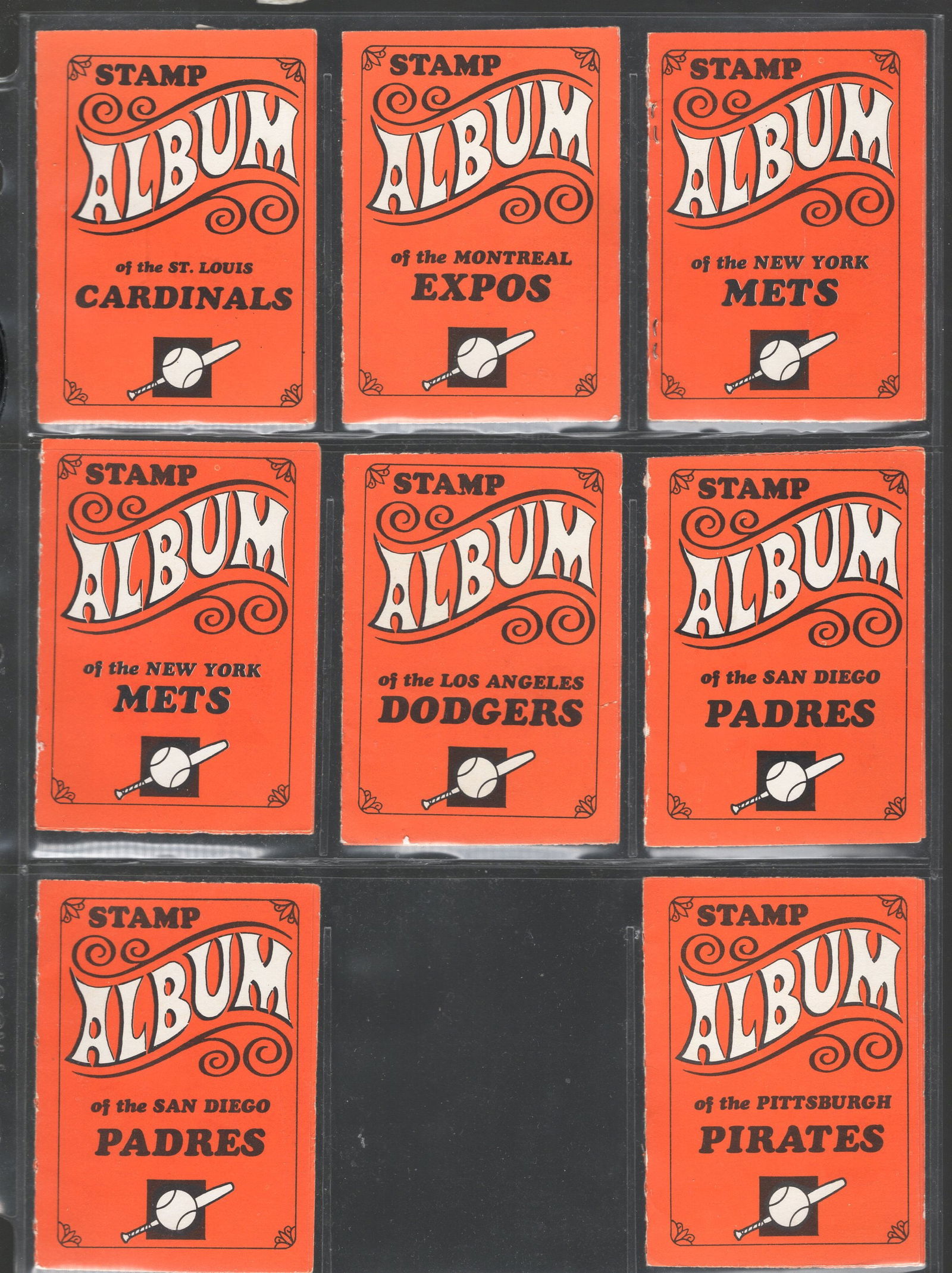 8 - 1969 Topps Baseball Stamp Collection Booklets (1 of 2)