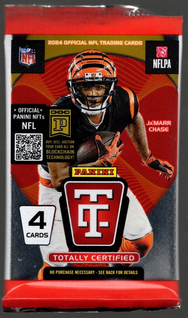 2024-25 Panini Totally Certified Football Cards BLASTER BOX PACK, Jayden Daniels Rookie Card: Panini Rookie Football NFL Trading & Sports Cards, Rookie Cards in This Set are Jayden Daniels, Bo Nix, Drake Maye, Marvin Harrison, Jr, JJ McCarthy, Football & Sports Cards for Sale Near Me, Silver, 