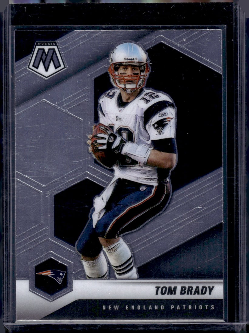 Tom Brady 2021 Panini Mosaic #137 New England Patriots (1 of 2)
