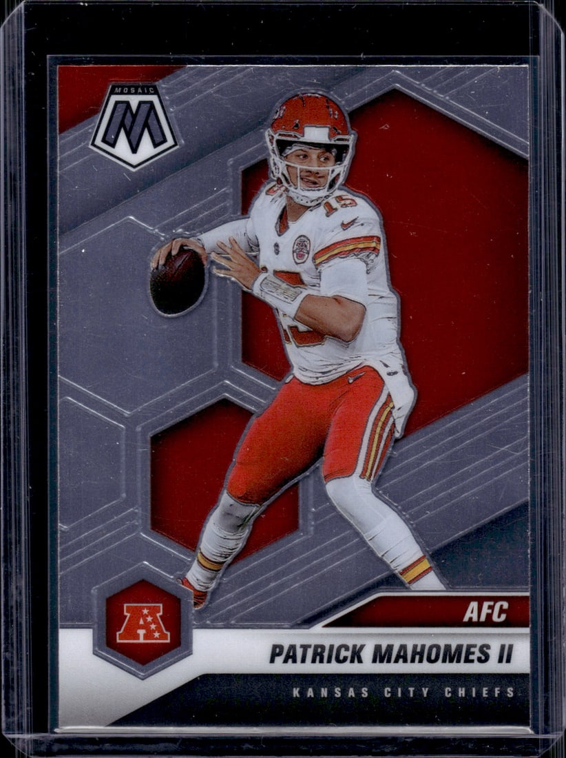 Patrick Mahomes 2021 Panini Mosaic #221 Kansas City Chiefs (1 of 2)