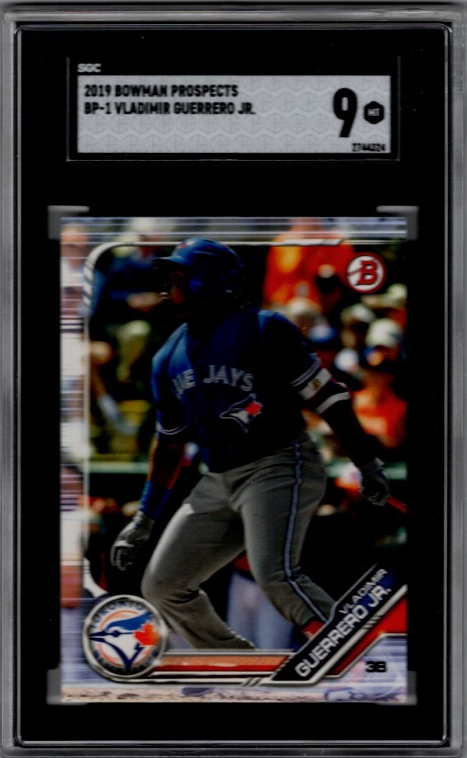 Vladimir Guerrero Jr. 2019 Bowman Prospects #BP-1 SGC 9 Toronto Blue Jays (1 of 2)