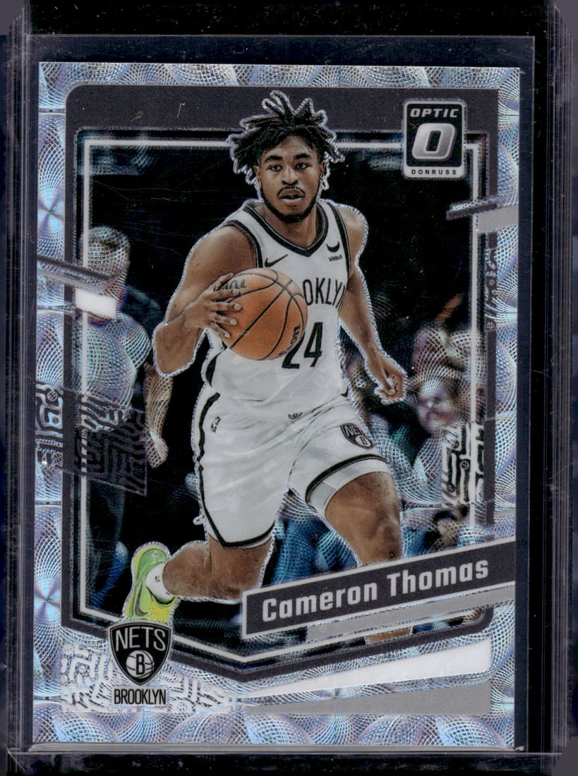Cameron Thomas Premium Box Set Prizm /249 2023-24 Donruss Optic #9 Brooklyn Nets (1 of 2)
