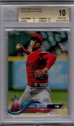 Shohei Ohtani Rookie Card 2018 Topps Update #US1 BGS 10 Pristine Angels, Dodgers