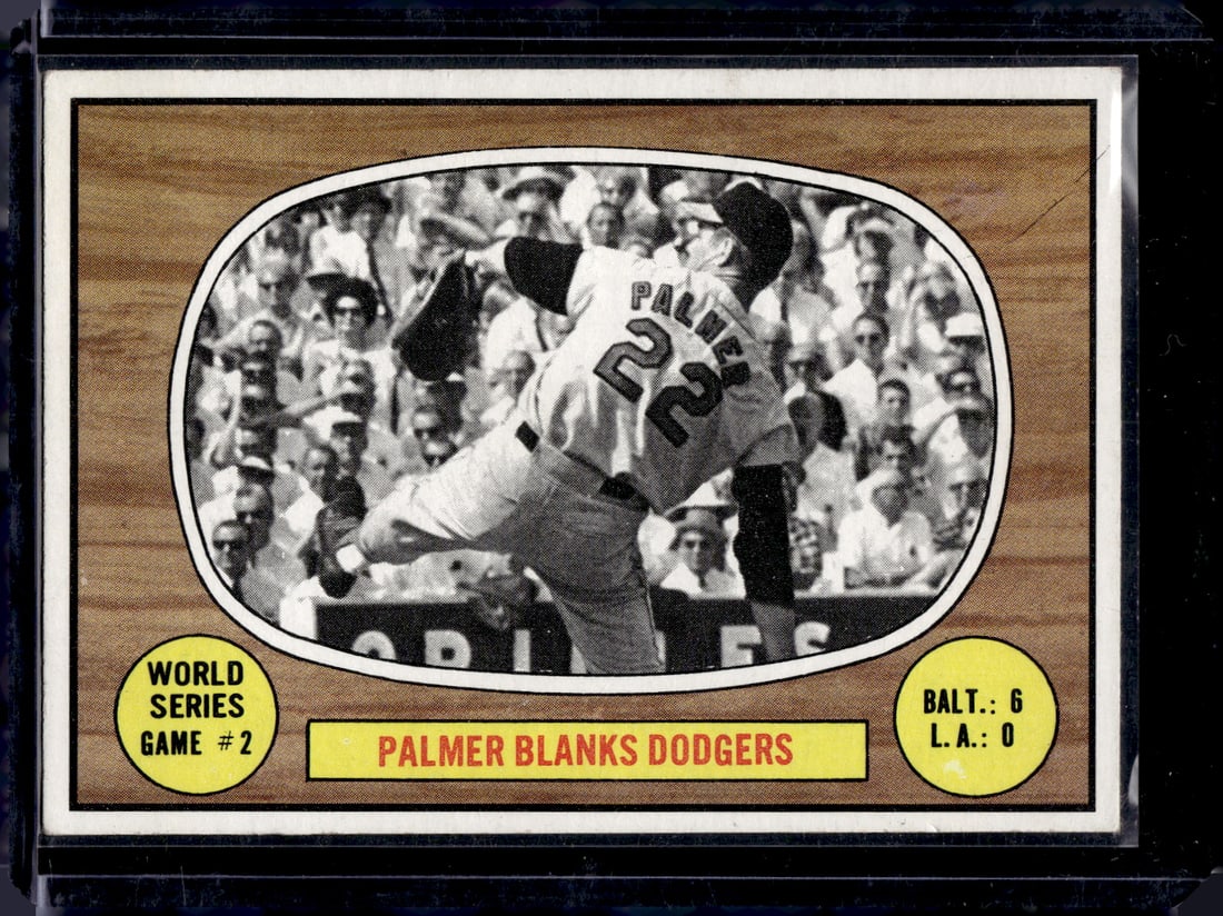Jim Palmer Blanks Dodgers 1967 Topps #152 Vintage Baseball Card (1 of 2)