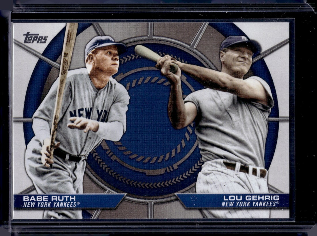 Babe Ruth/Lou Gehrig Dynamic Duos 2025 Topps Series Two #DD-20 New York Yankees (1 of 2)