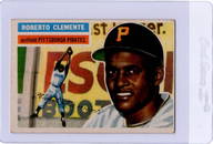 Roberto Clemente 1956 Topps #33 White Back Vintage Baseball Card