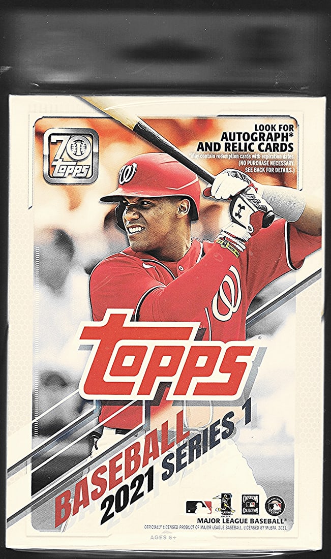 2021 Topps Baseball Card Series 1 HANGER BOX, Sports Cards, MLB Trading Cards, Rookie Cards (1 of 1)
