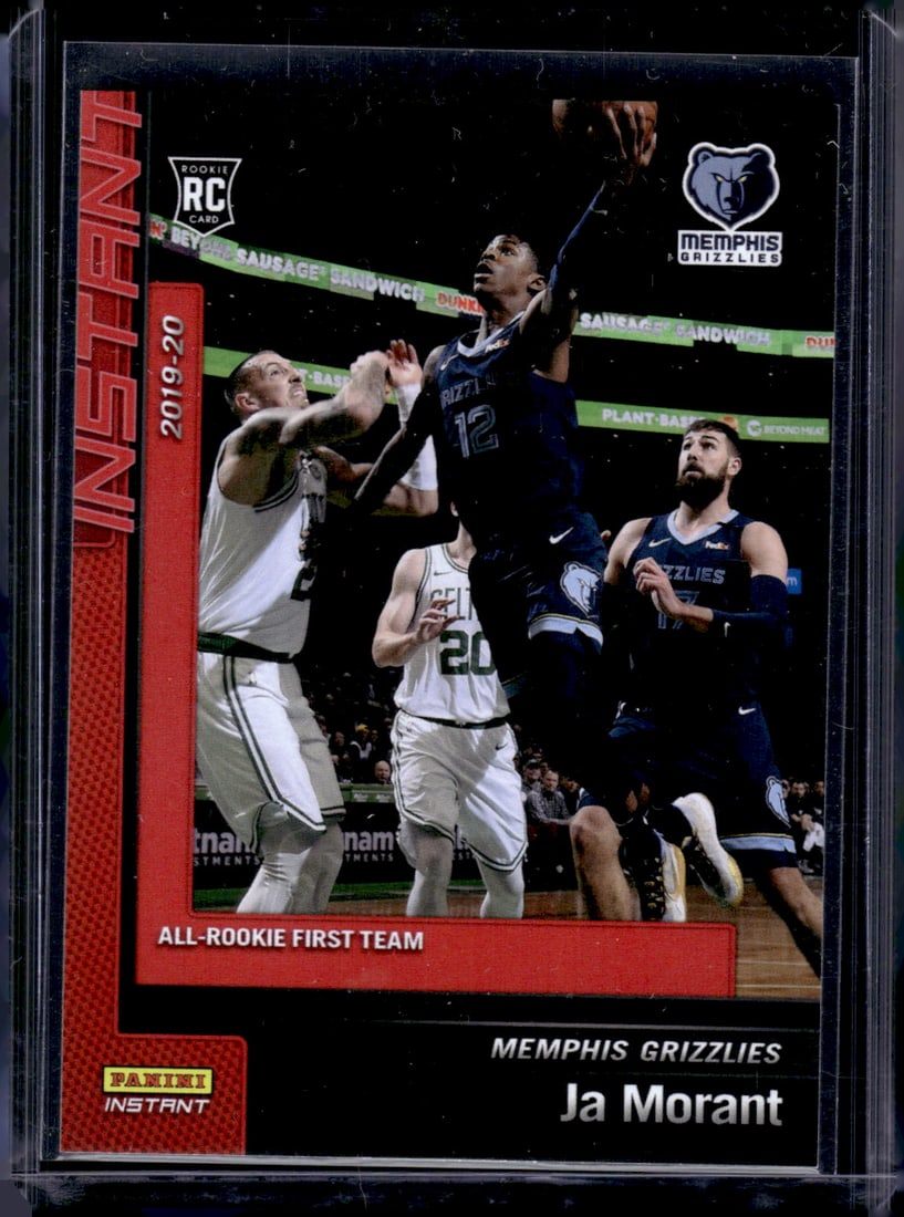 Ja Morant Rookie Card /1341 2019-20 Panini Instant #198 Memphis Grizzlies (1 of 2)