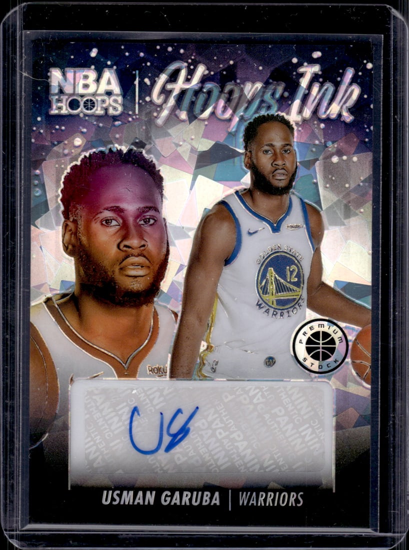 Usman Garuba Cracked Ice Auto 2023-24 Premium Stock #HI-GAR (1 of 2)