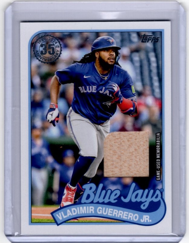 Vladimir Guerrero Jr. Game Used Patch 2024 Topps #89RU-VG Toronto Blue Jays (1 of 2)