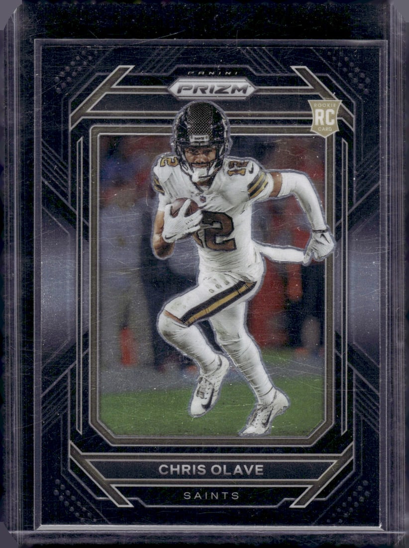 Chris Olave Rookie Card 2022 Chronicles Prizm Black #PB-14 New Orleans Saints (1 of 2)