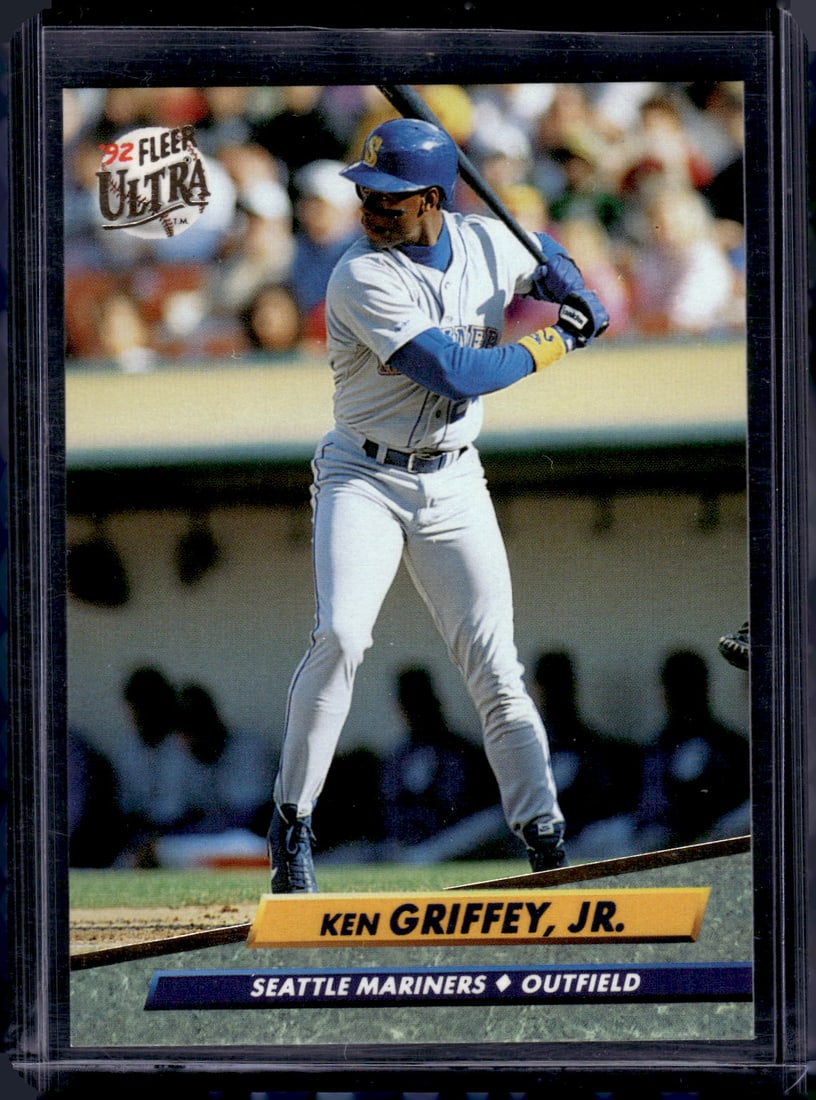 Ken Griffey Jr. 1992 Fleer Ultra #123 Seattle Mariners: Fleer Vintage Baseball MLB Trading & Sports Cards, Old Sports Cards for Sale Near Me, Auction Memorabilia Lots for Sale On Line, World Series & Hall of Fame Players