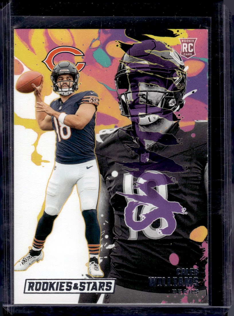 Caleb Williams Rookie Exclusives 2024 Rookies & Stars #RE-CWS Chicago Bears (1 of 2)