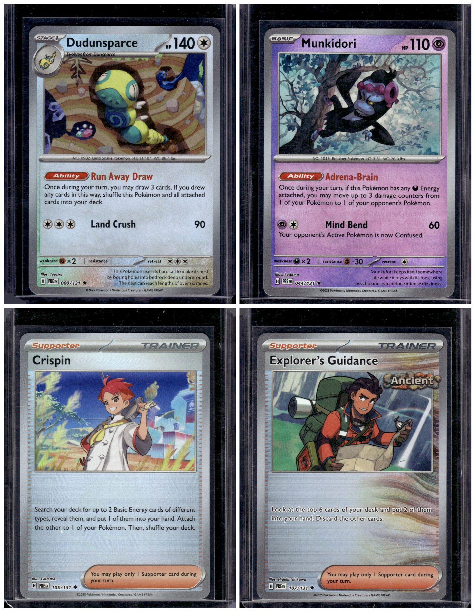 Lot of 4 2025 Pokemon Prismatic Evolutions Pokeball Patterns. All Different, See Pictures (1 of 2)